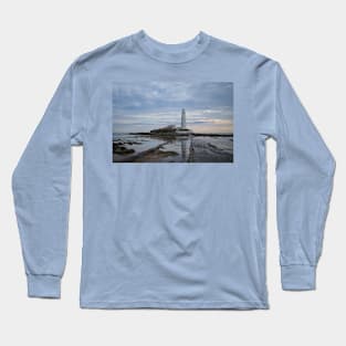 Reflecting on St Mary's Island Long Sleeve T-Shirt